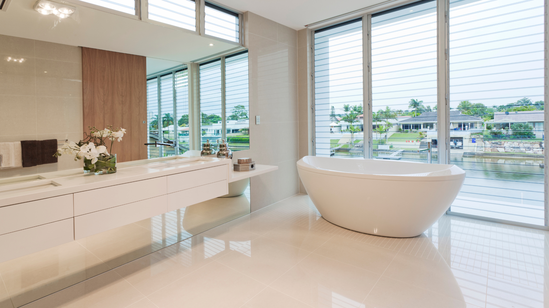 Stone Bathroom Flooring